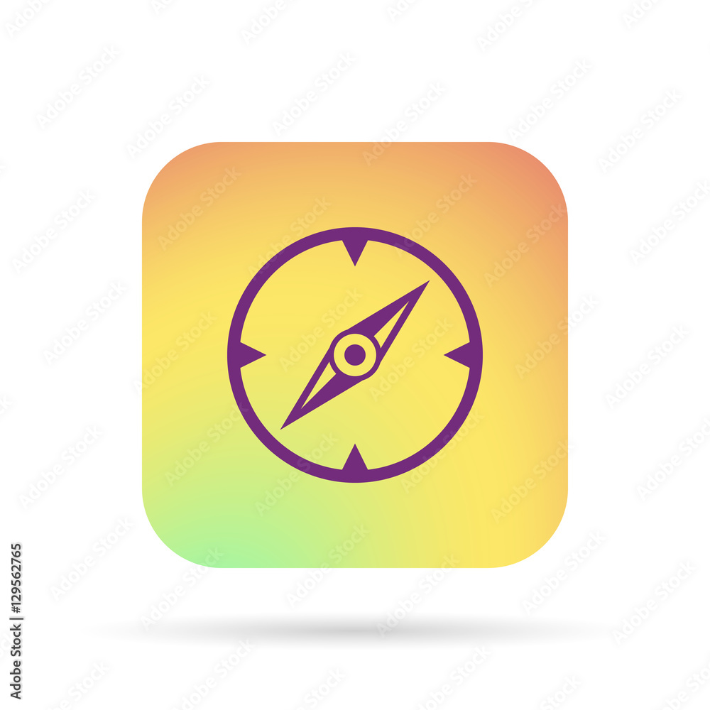 Obraz premium compass icon
