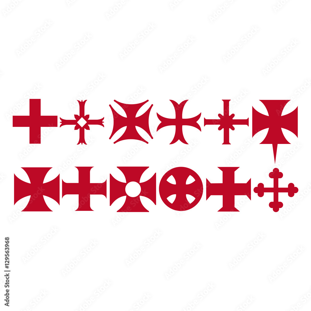 Obraz premium Symbolique Templière