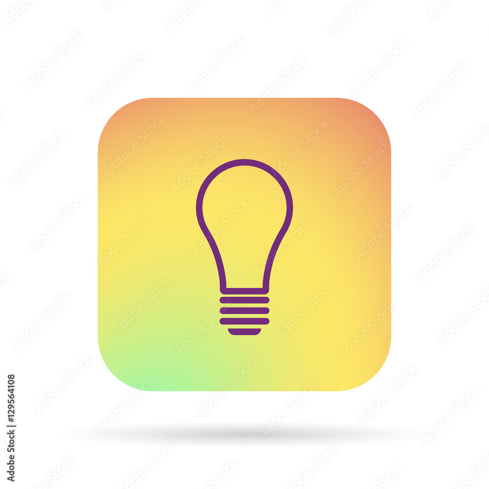 light bulb icon light bulb icon