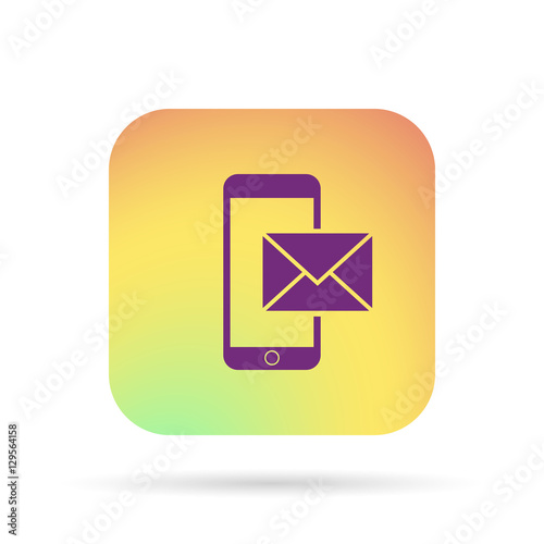 mail smartphone icon
