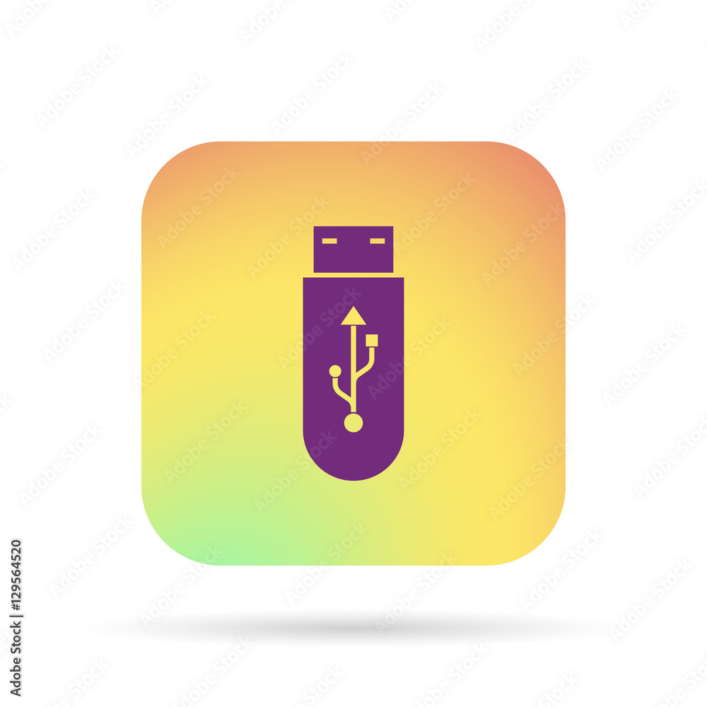 usb flash icon usb flash icon