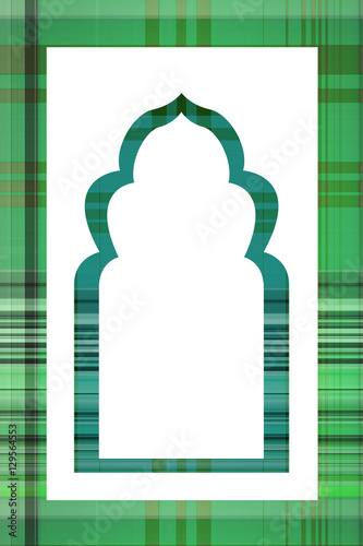 Fabric pattern material design background islamic concept