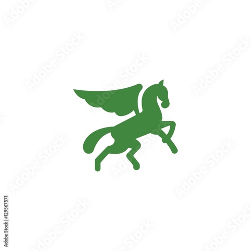 Pegasus Vector Logo Design Element
