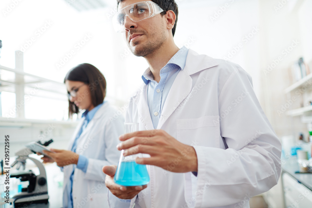 Lab worker Lab worker