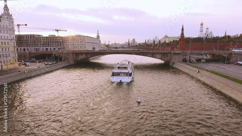 The Moscow Kremlin. The Cathedral square. The Grand Kremlin Palace. Moscow-City. Bell tower of Ivan the Great. The Cathedral Of Christ The Savior. 4K