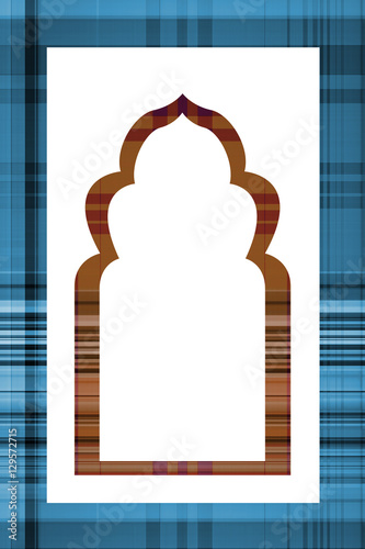 Fabric pattern material design background islamic concept