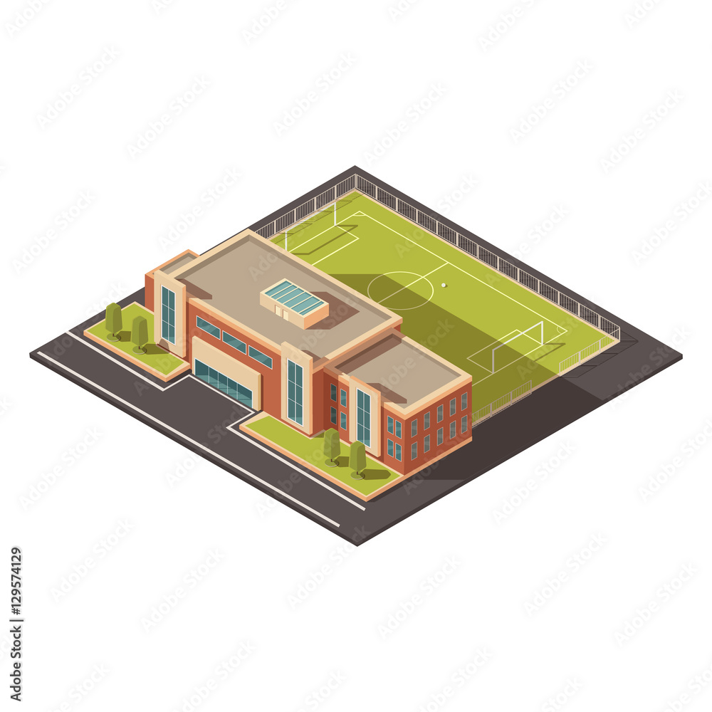 Government Education Institution Building Concept 