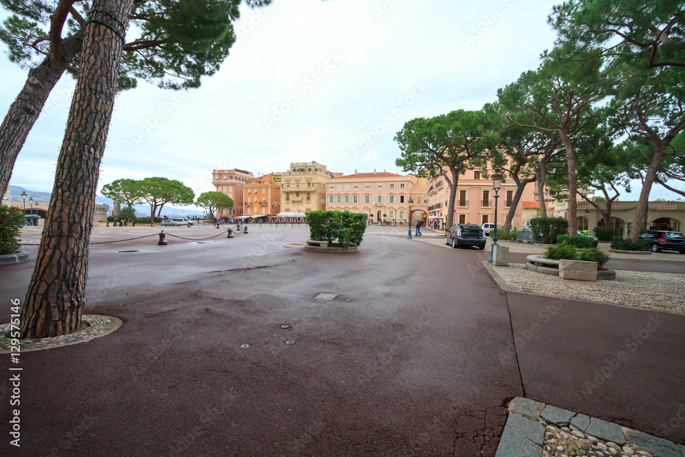 Rainy day in Monaco.