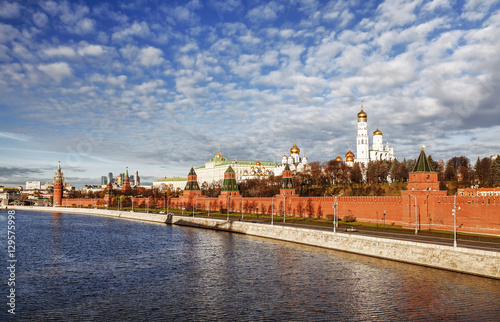 Panorama Of The Moscow Kremlin  Russia
