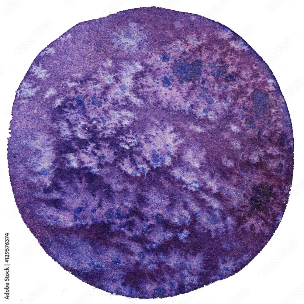 Circle watercolor painted background. Circle watercolor painted background.