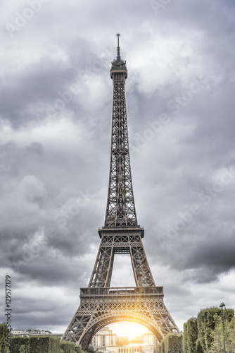 Eiffel Tower in Paris, France. © Denis Rozhnovsky