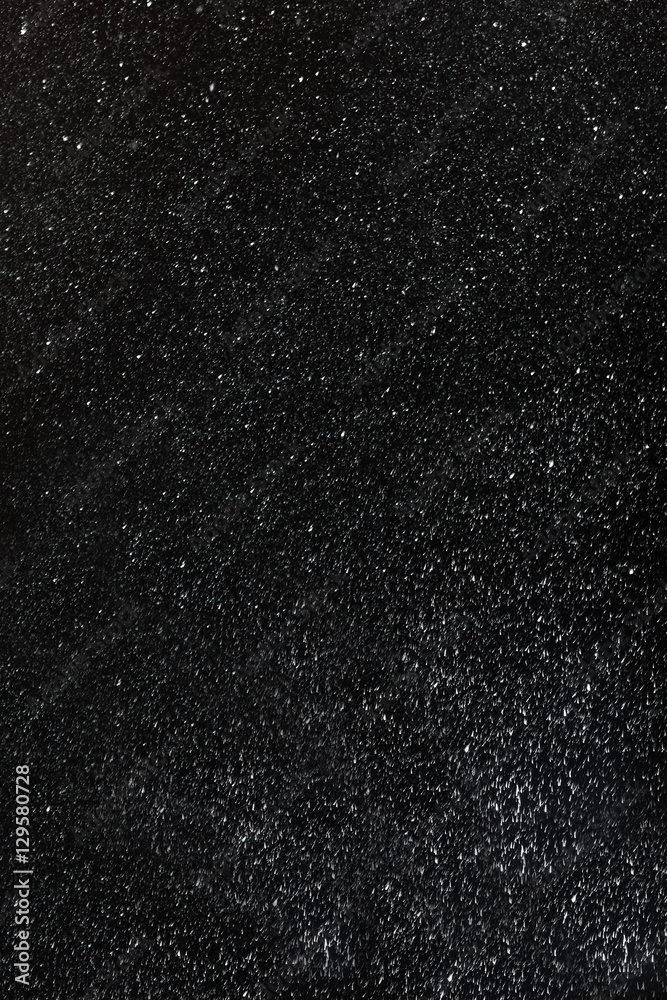 Real snow on black background Real snow on black background
