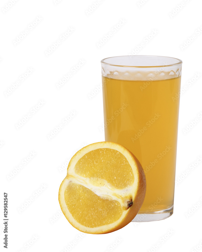 glass of orange juice isolated on white background glass of orange juice isolated on white background