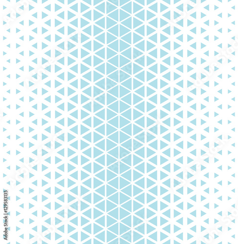 Abstract geometric blue graphic design triangle halftone pattern