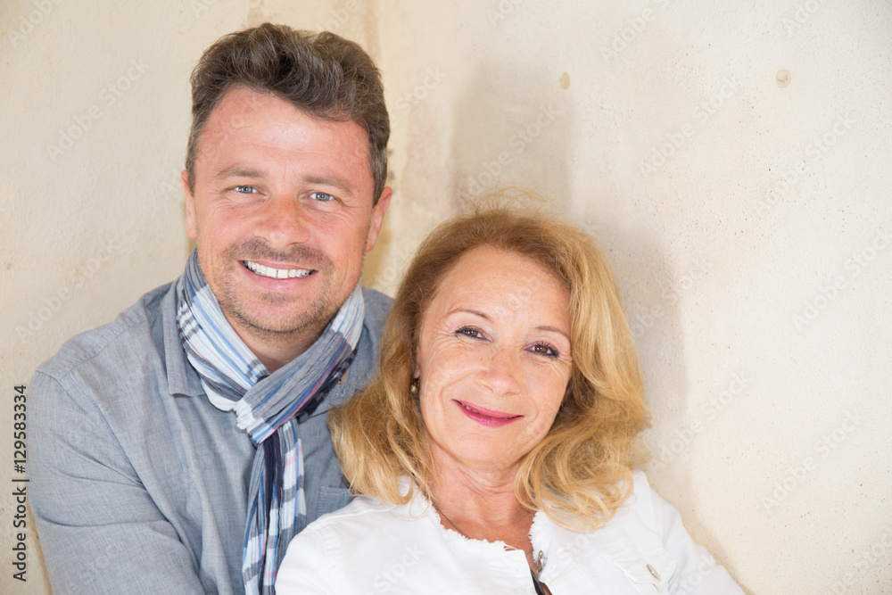a couple caucasian european couple on the summer day a couple caucasian european couple on the summer day
