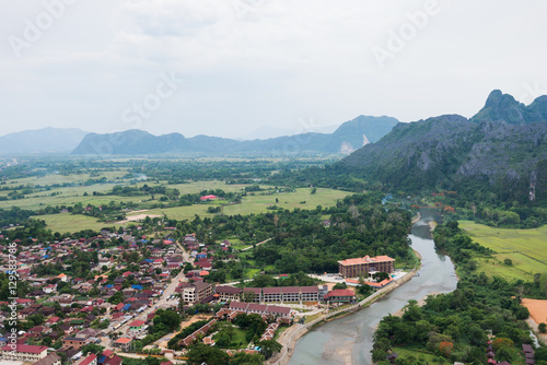 Vang Vieng Top View