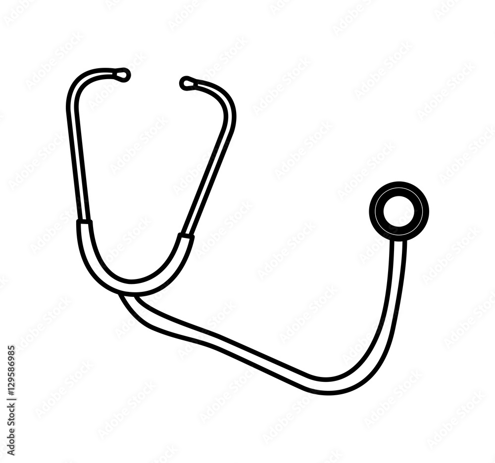 stethoscope medical device icon vector illustration design stethoscope medical device icon vector illustration design