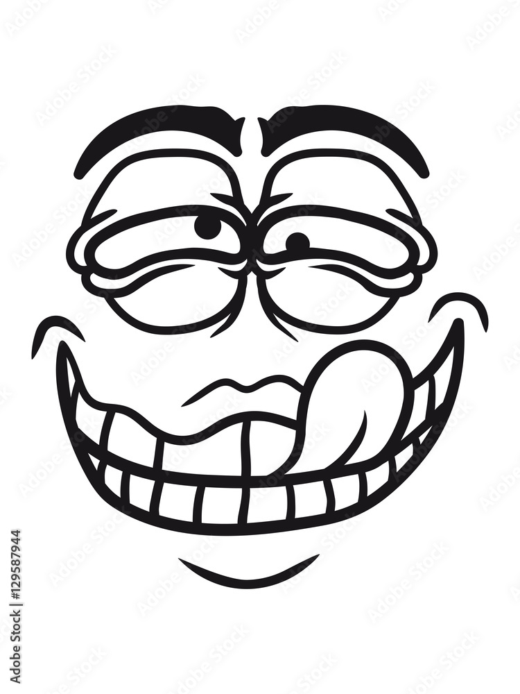 Eye mouth mouth crazy crazy face comic cartoon funny