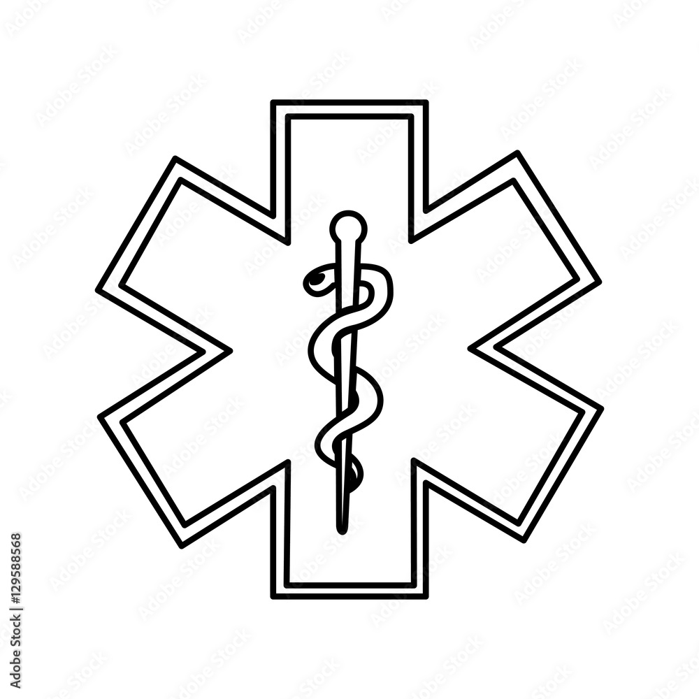 caduceus symbol isolated icon vector illustration design caduceus symbol isolated icon vector illustration design