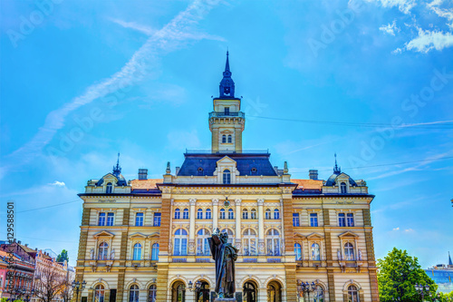 City Hall in the old part of Novi Sad, HDR Image. photo