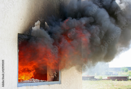 Window on Fire