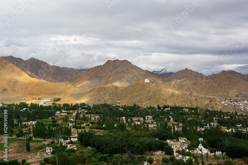 Landscape view from Shanti stupa