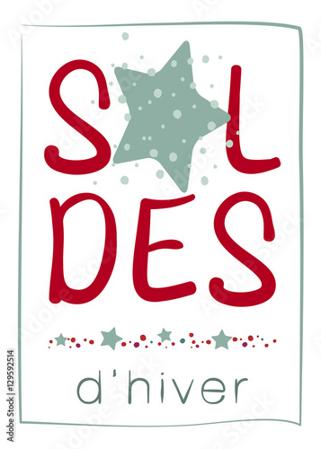 SOLDES HIVER AFFICHE