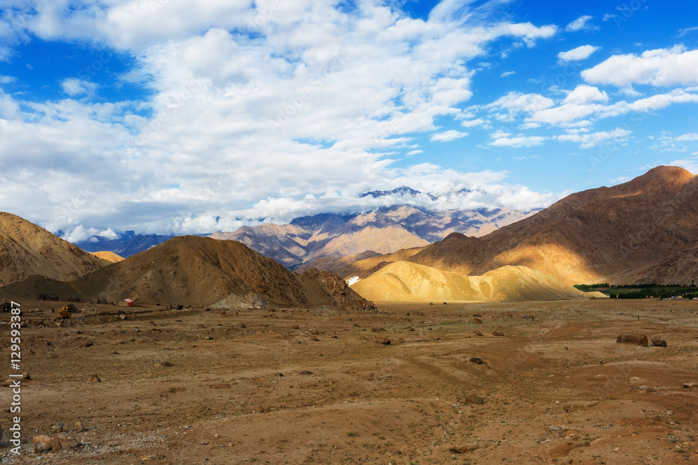 Naklejka premium Natural landscape in Leh Ladakh