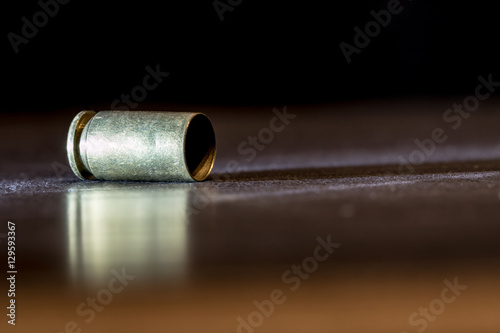Munition liegt an einem Tatort photo