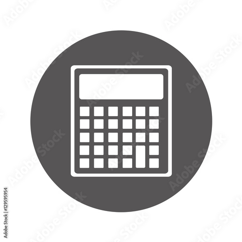 calculator math isolated icon vector illustration design