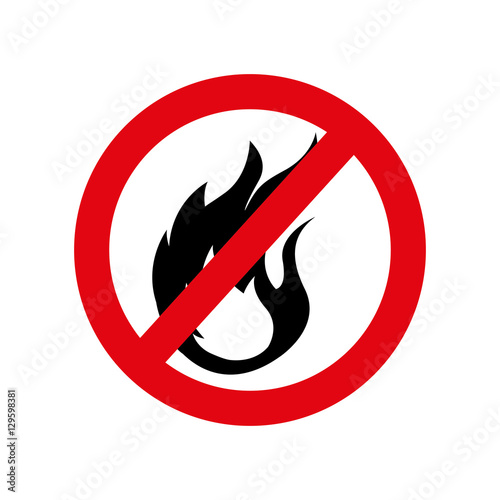 prohibition sign isolated icon vector illustration design