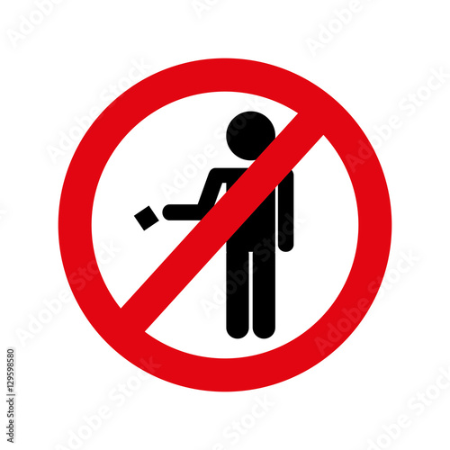 prohibition sign isolated icon vector illustration design