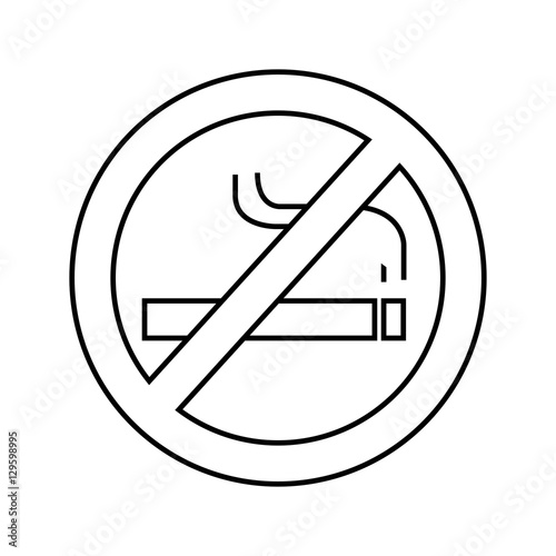 prohibition sign isolated icon vector illustration design