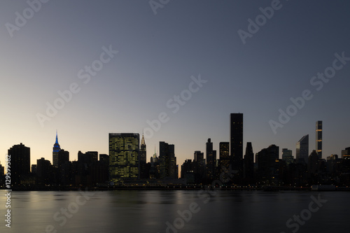 Midtown Manhattan skyline view