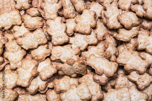 Honey cookies bears backdrop, background