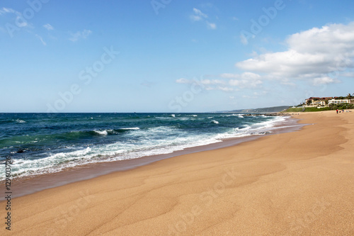 Beach Sand Rocks Ocean and Waves in South Africa