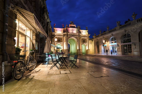 Summer evening on the Place Stanislas in Nancy 