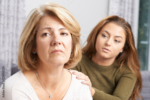 Depressed Mother With Teenage Daughter