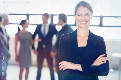 Portrait of smiling businesswoman