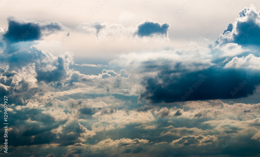 colorful dramatic sky with cloud at sunset colorful dramatic sky with cloud at sunset