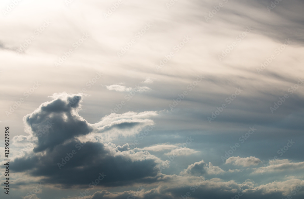 colorful dramatic sky with cloud at sunset colorful dramatic sky with cloud at sunset