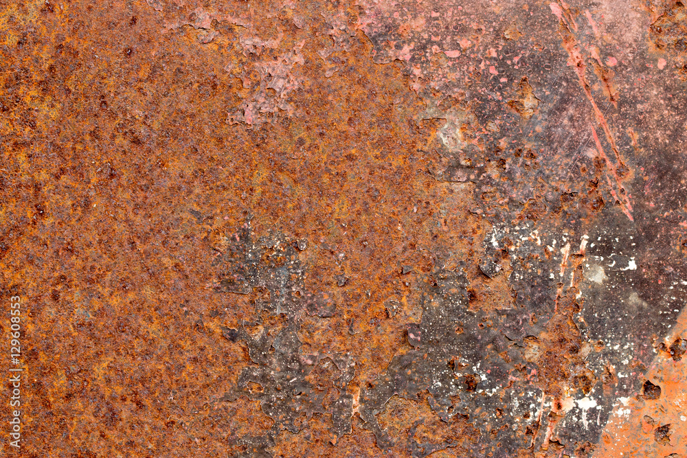 A background of peeling paint and rusty old metal A background of peeling paint and rusty old metal