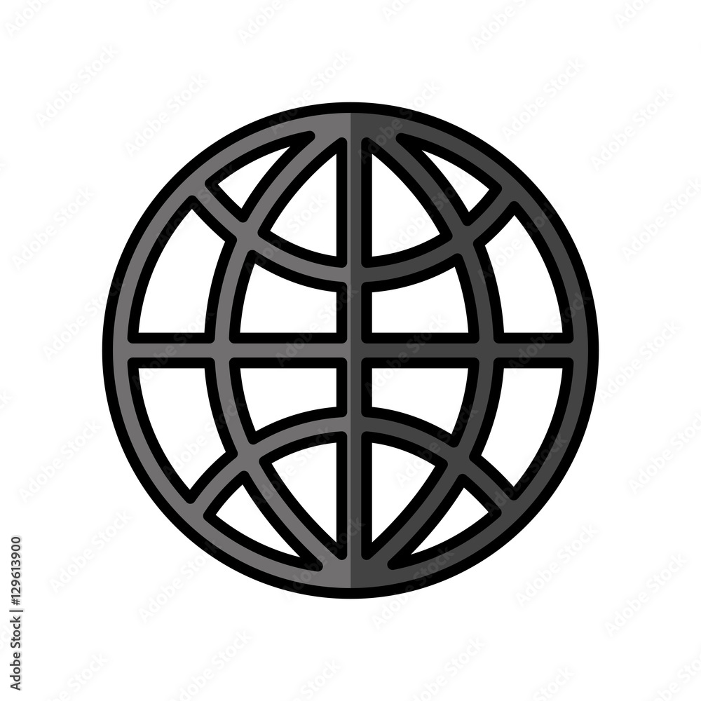 sphere planet isolated icon vector illustration design sphere planet isolated icon vector illustration design