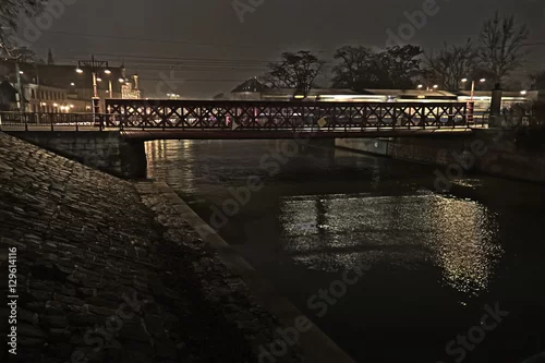 Naklejka na ścianę Most Piaskowy, Ostrów Tumski Wrocław