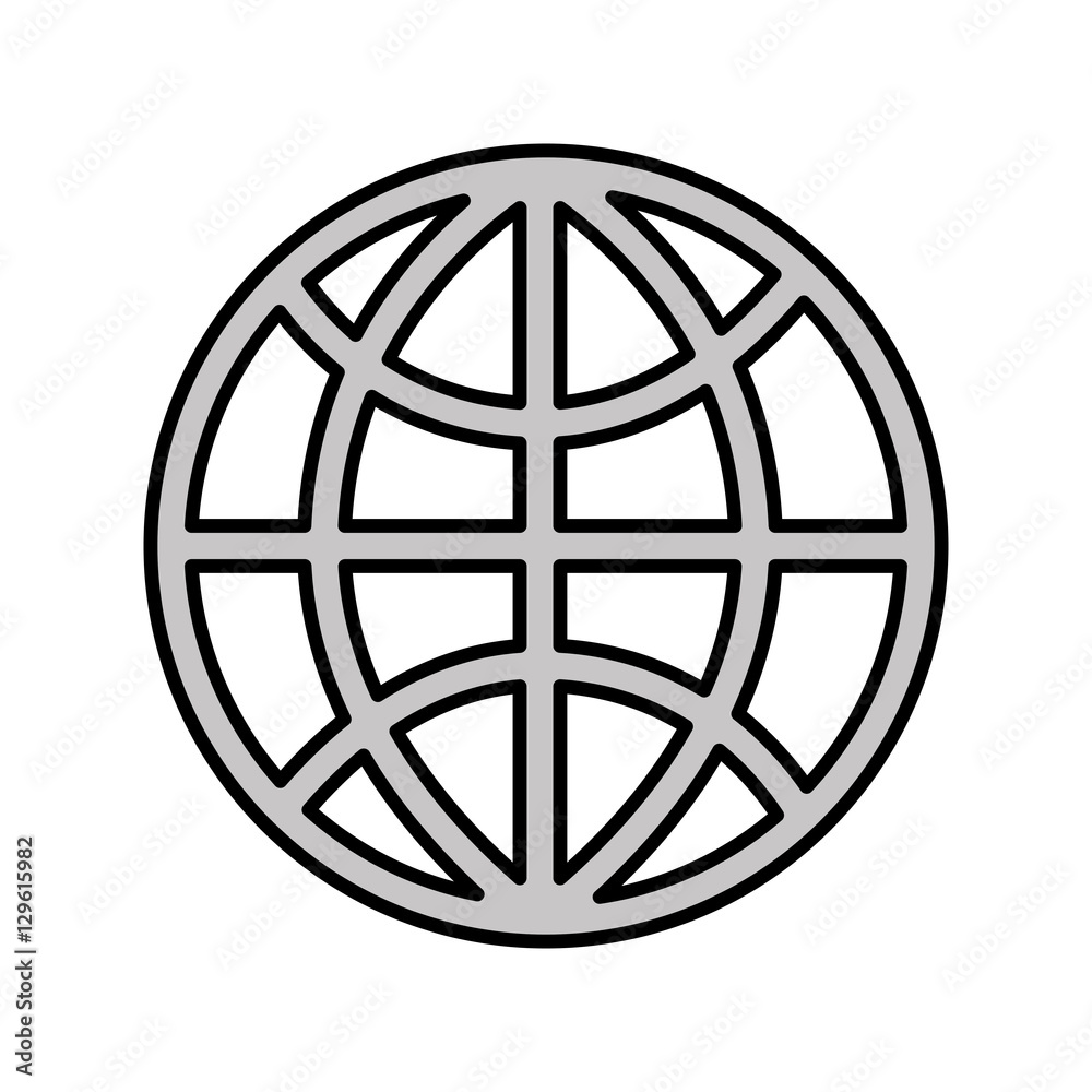 sphere planet isolated icon vector illustration design sphere planet isolated icon vector illustration design