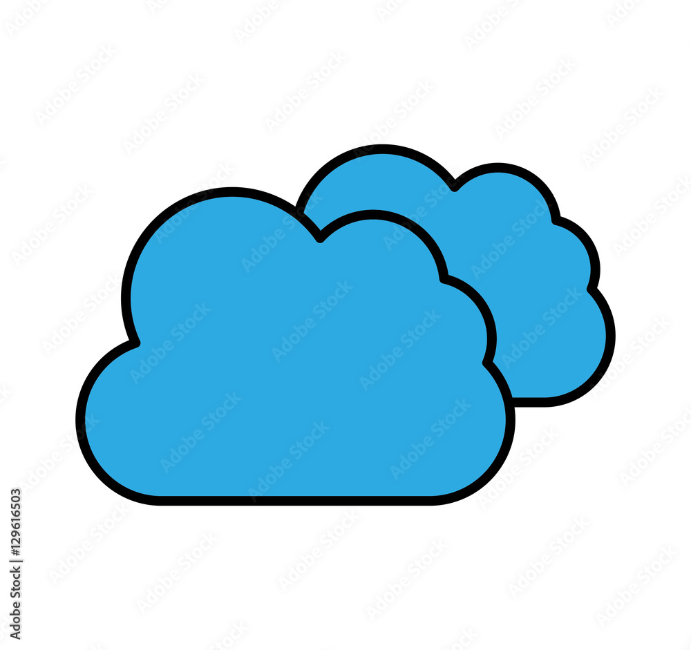 cloud computing isolated icon vector illustration design cloud computing isolated icon vector illustration design