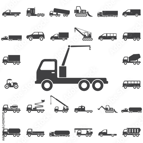 truck crane icon