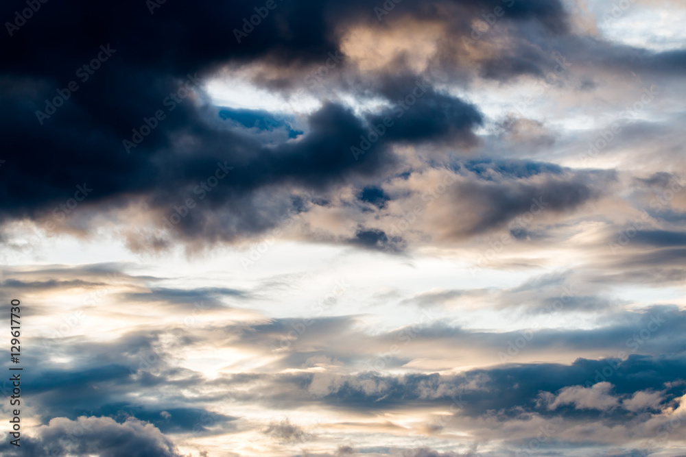 colorful dramatic sky with cloud at sunset colorful dramatic sky with cloud at sunset