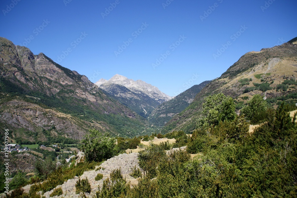Val de Boi Catalan Pyrenees from Durro