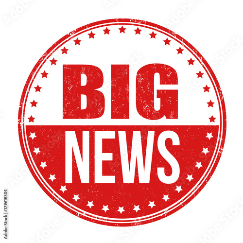 Big news sign or stamp